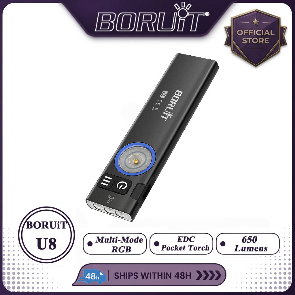 BORUiT U8 650LM EDC LED Flashl - огляд і ціна Cycling To Work